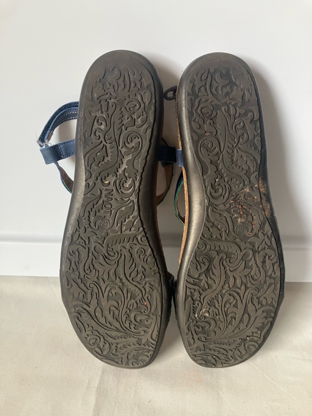 Naot Odelia Ankle Strap Tribal Blue Green Sandals EU 42 11 - Picture 4 of 4